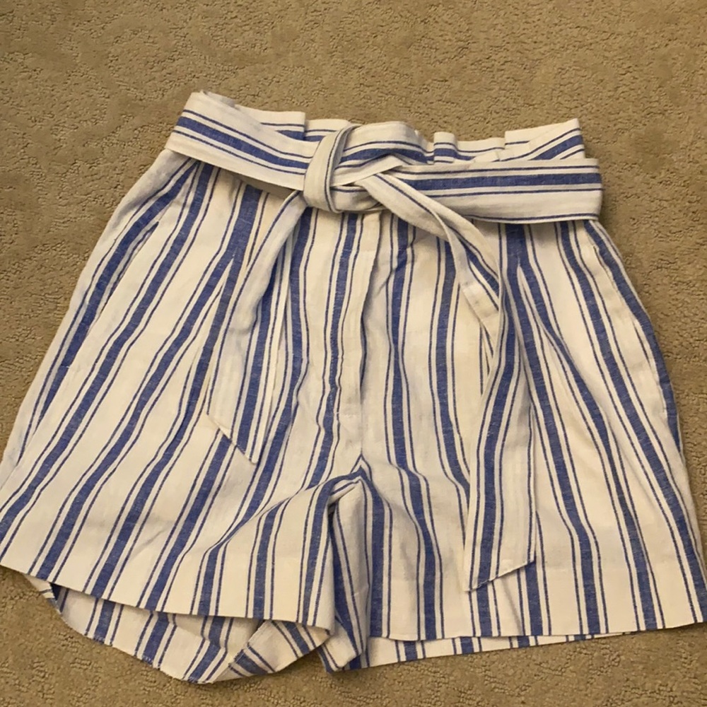 Boden paper bag shorts